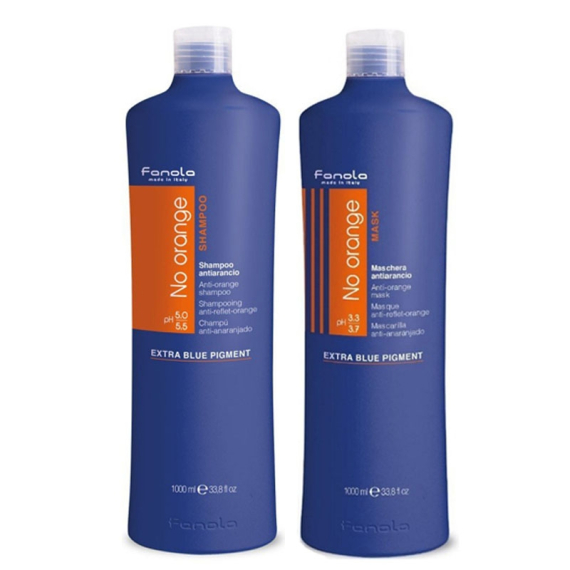 FANOLA Kit Shampoo Antiarancio 1000ml + Maschera Antiarancio 1000ml