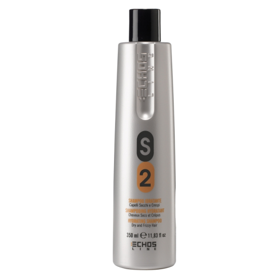 ECHOSLINE S2 Shampoo Idratante - Capelli Secchi e Crespi 350ml