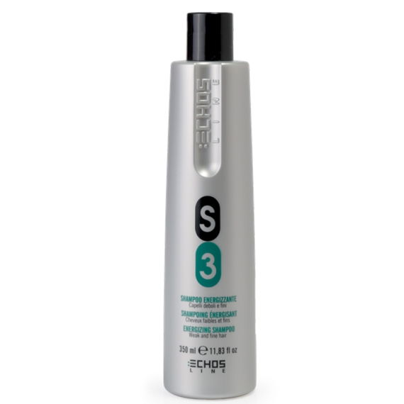 ECHOSLINE S3 Shampoo Energizzante - Capelli Deboli e Fini 350ml