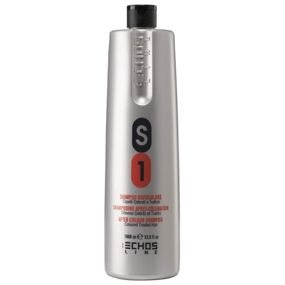ECHOSLINE S1 Shampoo Dopocolore - Capelli Colorati e Trattati 1000ml