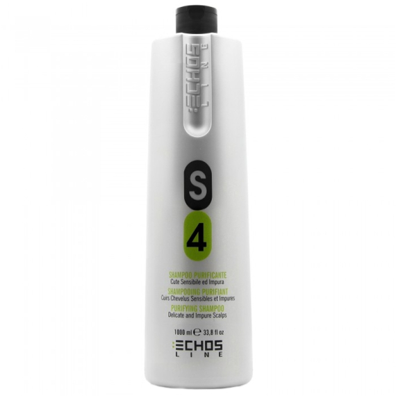 ECHOSLINE S4 Shampoo Purificante - Cute Sensibile ed Impura 1000ml