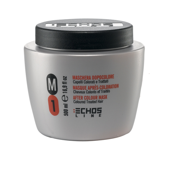 ECHOSLINE M1 Maschera Dopocolore - Capelli Colorati e Trattati 500ml