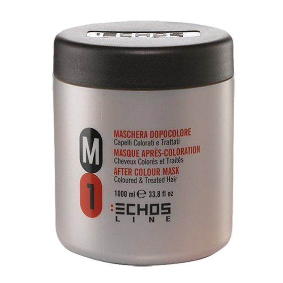 ECHOSLINE M1 Maschera Dopocolore - Capelli Colorati e Trattati 1000ml