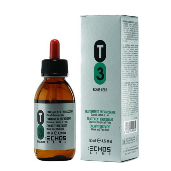 ECHOSLINE T3 Trattamento Energizzante - Capelli Deboli e Fini 125ml