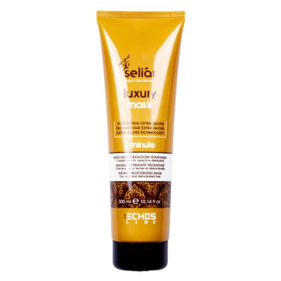 ECHOSLINE Seliàr Luxury Mask - Capelli Secchi, Opachi e Disidratati 300ml