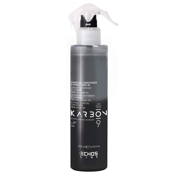 ECHOSLINE Karbon9 Charcoal Conditioner 2-Phase Leave-In 200ml