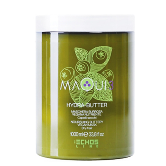 ECHOSLINE Maqui 3 Hydra Butter Maschera - Capelli Secchi e Trattati 1000ml