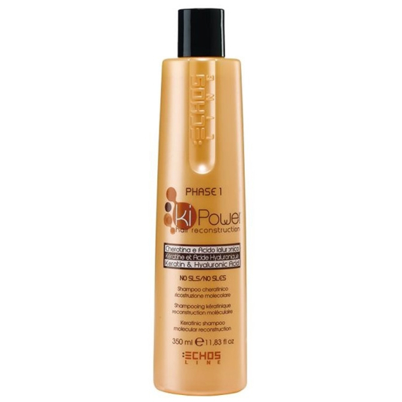 ECHOSLINE Ki Power Shampoo Cheratinico - Ricostruzione Molecolare 350ml