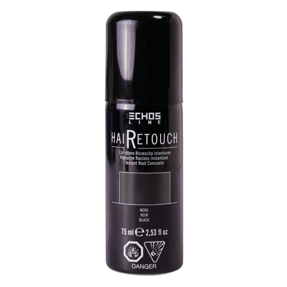 ECHOSLINE Hairetouch - Correttore Ricrescita Istantaneo Nero 75ml