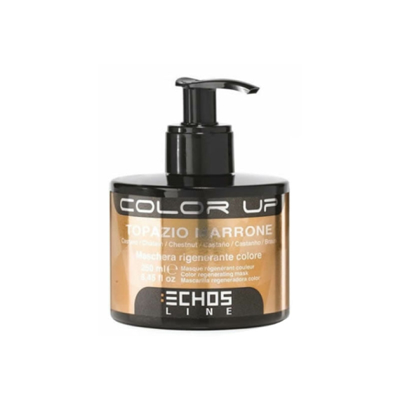 ECHOSLINE Color Up - Maschera Rigenerante Colore Topazio Marrone 250ml