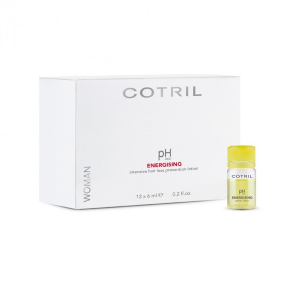 COTRIL pH Med Energising Woman Lozione Anticaduta 12x6ml
