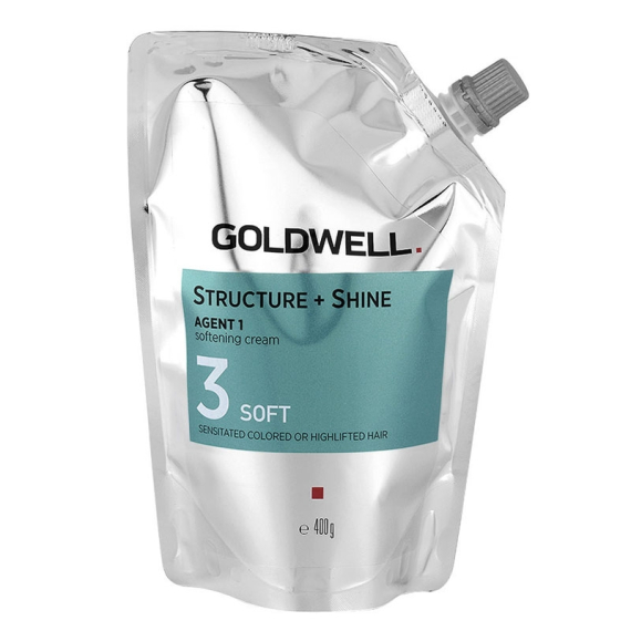 GOLDWELL Structure+ Shine Agent 1 Softening Cream 3 400gr