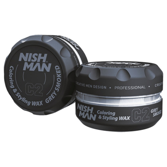 NISHMAN C2 Coloring & Styling Wax Gray Smoked 100ml