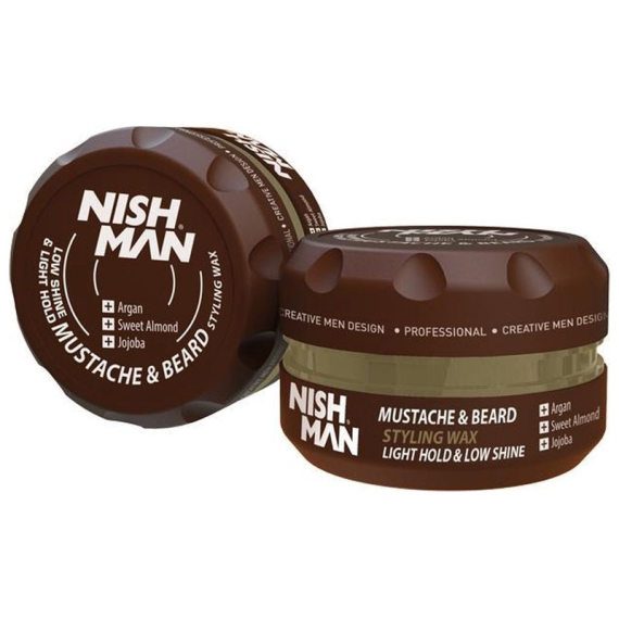 NISHMAN Mustache & Beard Styling Wax 100ml
