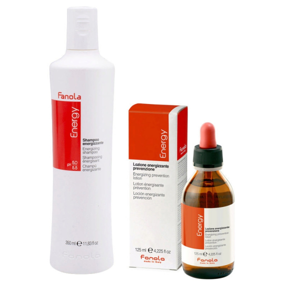 FANOLA Kit Shampoo Energizzante 350ml + Lozione Energizzante Prevenzione 125ml