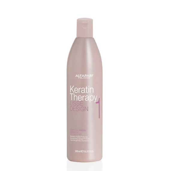 ALFAPARF MILANO Lisse Design Keratin Therapy 1 Deep Cleansing Shampoo 500ml