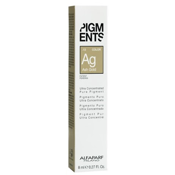 ALFAPARF MILANO Pigments Pigmento Puro 8ml ASH GOLD